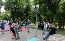 Развлекательная программа "Детское нашествие", посвященная Международному дню защиты детей, Луганск, 1 июня 2017 года