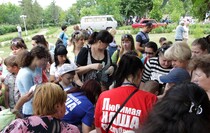 Развлекательная программа "Детское нашествие", посвященная Международному дню защиты детей, Луганск, 1 июня 2017 года