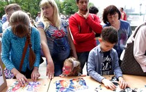Развлекательная программа "Детское нашествие", посвященная Международному дню защиты детей, Луганск, 1 июня 2017 года