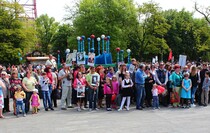 Празднование Дня Победы, Луганск, 9 мая 2016 года