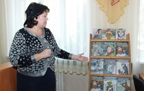 Школьная библиотека гимназии №30, Луганск, 24 октября 2016 года