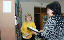 Школьная библиотека гимназии №30, Луганск, 24 октября 2016 года