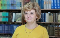 Школьная библиотека гимназии №30, Луганск, 24 октября 2016 года
