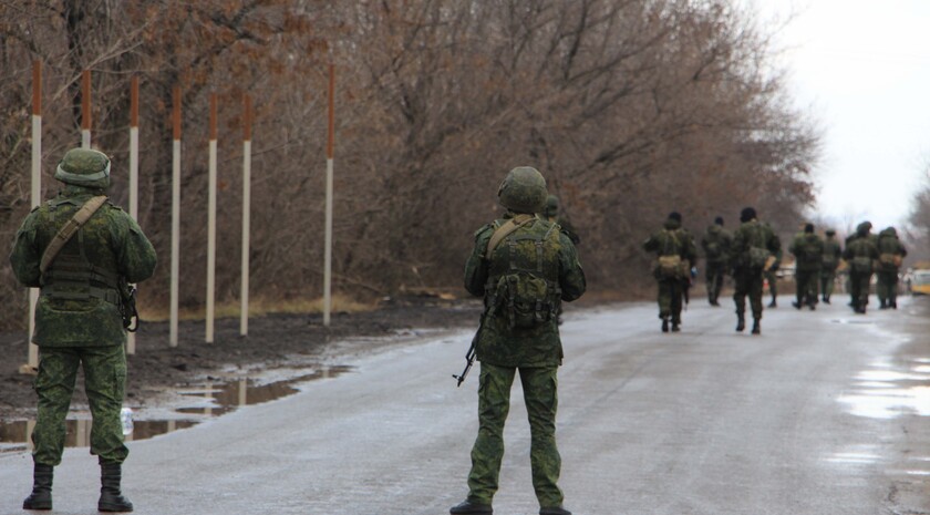 The prisoner exchange between Donbass Republics and Ukraine; Mayorsk checkpoint, 27 December 2017