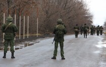 The prisoner exchange between Donbass Republics and Ukraine; Mayorsk checkpoint, 27 December 2017