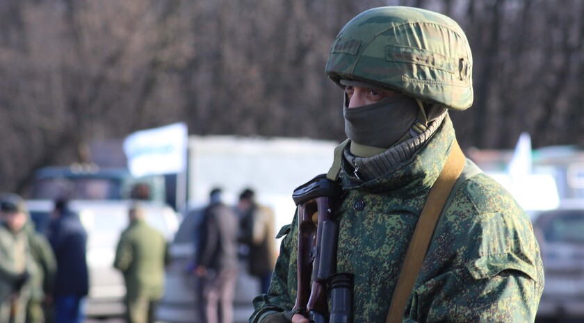 The prisoner exchange between Donbass Republics and Ukraine; Mayorsk checkpoint, 27 December 2017