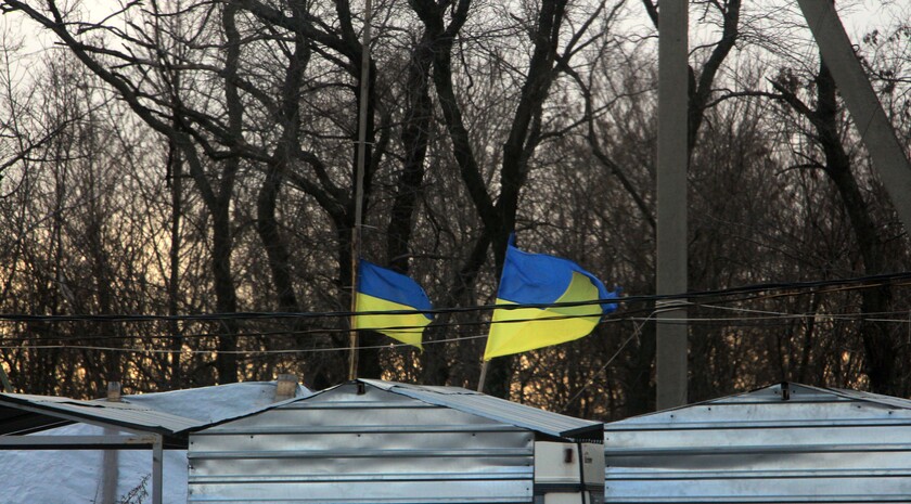 The prisoner exchange between Donbass Republics and Ukraine; Mayorsk checkpoint, 27 December 2017