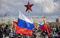 Мотопробег в честь открытия очередного мотосезона, Луганск, 24 апреля 2021 года