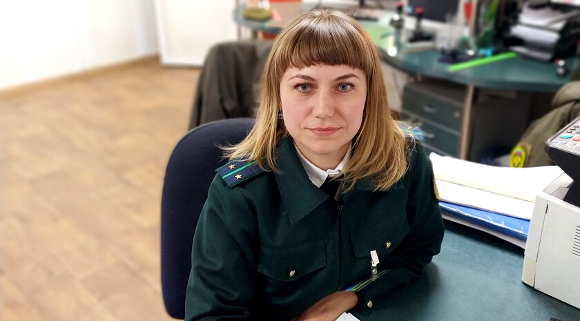 Главный инспектор отдела таможенного оформления №3 таможенного поста "Должанский" ГТК ЛНР Анна Омельянская 