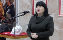 Открытие выставки, посвященной 100-летию Октябрьской революции 1917 года, Луганск, 7 ноября 2017 года