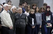 Открытие выставки, посвященной 100-летию Октябрьской революции 1917 года, Луганск, 7 ноября 2017 года
