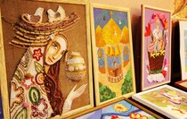 Выставка работ, представленных на конкурс "Пасхальная палитра", Луганск, 13 марта 2017 года