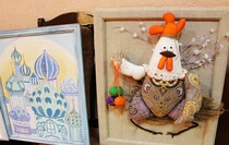 Выставка работ, представленных на конкурс "Пасхальная палитра", Луганск, 13 марта 2017 года