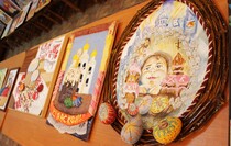 Выставка работ, представленных на конкурс "Пасхальная палитра", Луганск, 13 марта 2017 года