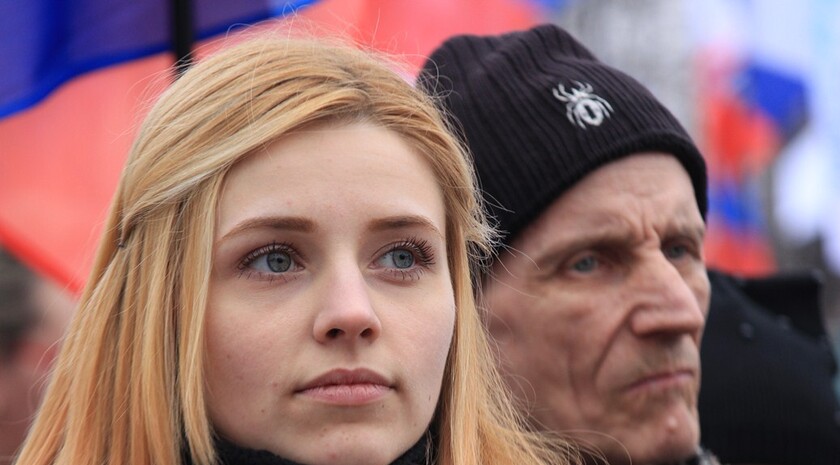 Митинг в поддержку требования глав ЛНР и ДНР к Киеву прекратить блокаду Донбасса, Луганск, 28 февраля 2017