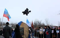Открытие мемориала погибшим жителям Чернухино
