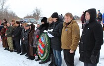 Открытие мемориала погибшим жителям Чернухино