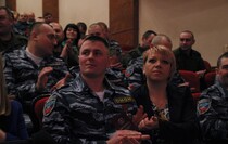 Торжественное собрание, посвященное 25-летию создания отряда "Беркут", Луганск, 16 января 2017 года