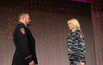 Торжественное собрание, посвященное 25-летию создания отряда "Беркут", Луганск, 16 января 2017 года