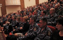 Торжественное собрание, посвященное 25-летию создания отряда "Беркут", Луганск, 16 января 2017 года