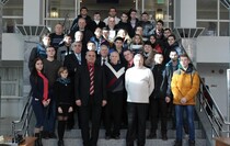 Сеанс одновременной игры гроссмейстера Геннадия Кузьмина со студентами ЛНУ им. Даля, Луганск, 24 ноября 2016 года