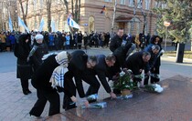 Митинг, посвященный 215-й годовщине со дня рождения Владимира Даля, Луганск, 22 ноября 2016 года