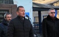 Митинг, посвященный 215-й годовщине со дня рождения Владимира Даля, Луганск, 22 ноября 2016 года