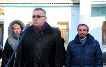 Митинг, посвященный 215-й годовщине со дня рождения Владимира Даля, Луганск, 22 ноября 2016 года