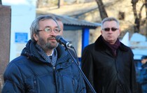 Митинг, посвященный 215-й годовщине со дня рождения Владимира Даля, Луганск, 22 ноября 2016 года