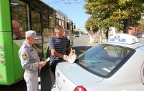 Рейд Минтранса по выявлению нелегальных перевозчиков в сфере такси, Луганск, 13 сентября 2016 года