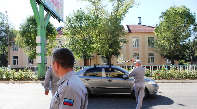 Рейд Минтранса по выявлению нелегальных перевозчиков в сфере такси, Луганск, 13 сентября 2016 года
