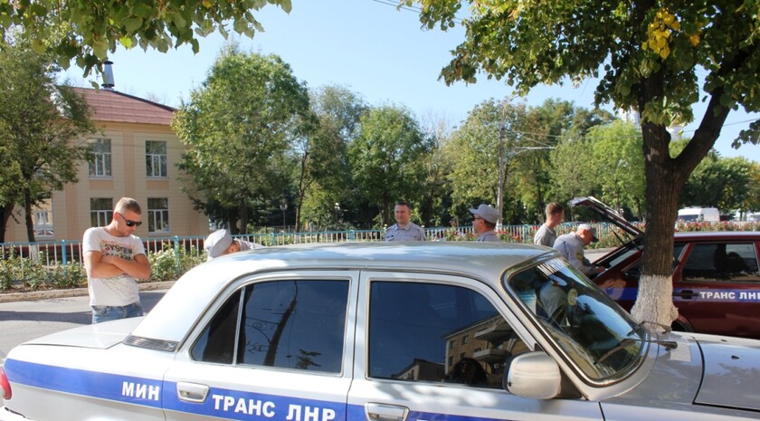 Рейд Минтранса по выявлению нелегальных перевозчиков в сфере такси, Луганск, 13 сентября 2016 года