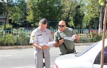 Рейд Минтранса по выявлению нелегальных перевозчиков в сфере такси, Луганск, 13 сентября 2016 года