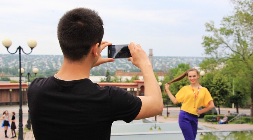 Фотопленер "Девушка из Советского Союза", Луганск, 12 июня 2016 года