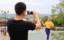 Фотопленер "Девушка из Советского Союза", Луганск, 12 июня 2016 года