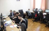 Группа по адаптации слабовидящих жителей ЛНР в Центре реабилитации инвалидов, Луганск, 5 апреля 2016 года