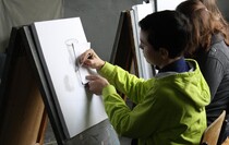 Конкурс рисунка "Серебряный штрих" среди юных художников ЛНР и ДНР, Луганск, 3 марта 2016 года