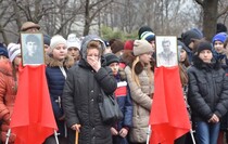 Митинг, посвященный 27-й годовщине вывода советских войск из Афганистана, Ровеньки, 15 февраля 2016 года
