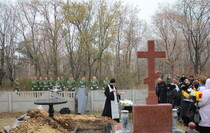 Похороны Героя Советского Союза Ивана Малько, Луганск, 5 ноября 2015 года