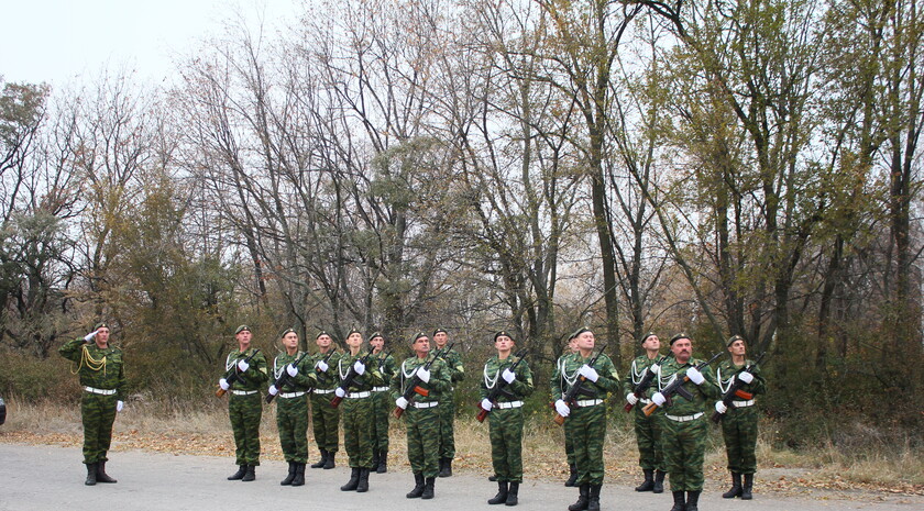 Похороны Героя Советского Союза Ивана Малько, Луганск, 5 ноября 2015 года