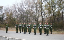 Похороны Героя Советского Союза Ивана Малько, Луганск, 5 ноября 2015 года