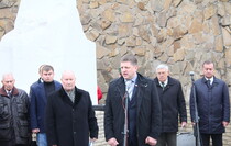 Похороны Героя Советского Союза Ивана Малько, Луганск, 5 ноября 2015 года