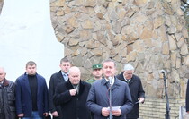 Похороны Героя Советского Союза Ивана Малько, Луганск, 5 ноября 2015 года