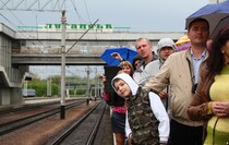 "Паровоз Победы" прибыл в Луганск