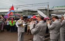 "Паровоз Победы" прибыл в Луганск
