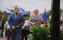 Митинг-реквием памяти журналистов ВГТРК Игоря Корнелюка и Антона Волошина, Металлист, 17 июня 2021 года