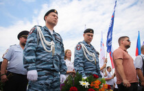 Митинг-реквием памяти журналистов ВГТРК Игоря Корнелюка и Антона Волошина, Металлист, 17 июня 2021 года