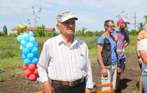 Торжественное открытие Аллеи Славы в районе авторынка, Луганск, 22 июня 2021 года