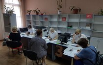 LPR residents receive their SNILS numbers in Russia, Gukovo, July 2, 2021