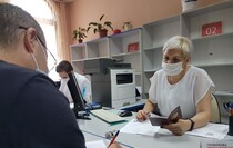 LPR residents receive their SNILS numbers in Russia, Gukovo, July 2, 2021